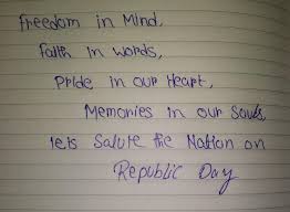 This year, brazilian president jair bolsonaro will come to the republic day 2020 event in new delhi as the chief guest. P Poem On Republic Day In English For Short Poem Brainly In