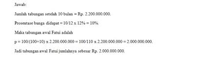 Aritmatika sosial merupakan salah satu sub disiplin ilmu matematika yang mempelajari tentang operasional dasar suatu bilangan sehingga, ketiganya dapat disimpulkan sebagai berikut: 40 Contoh Soal Aritmatika Sosial Cara Cepat Mengerjakannya 2021