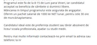 It is a written summary of your academic qualifications, skill sets and previous work experience which you building an attractive cv helps in increasing your chances of getting the job. Cele Mai Dubioase AnunÈ›uri De Job Ale Angajatorilor Romani