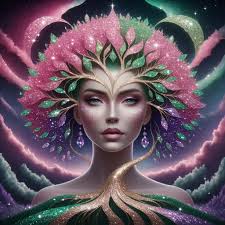 Goddess Tree of Life of 24 |seamless Patterns |instant Download