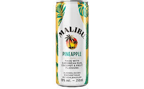 Malibu rum can be used in a lot of popular cocktails like the malibu and cola, malibu sea breeze enjoy one of these delicious caribbean rum cocktails made with malibu rum with the smooth, sweet. Spirituosen Mix Getranke Ready To Drink Silber Malibu Pineapple Pernod Ricard Lebensmittelpraxis De