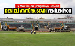 Denizlispor kulübü futbol takımı iç saha maçlarını 15.500 kişilik denizli atatürk stadyumu'nda oynamaktadır. Denizli Ataturk Stadi Yenileniyor