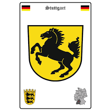 Nur in den beiden bürgerbüros mitte (eberhardstr. Schild Motiv Stuttgart Wappen Landkarte 20 X 30 Cm 7 99