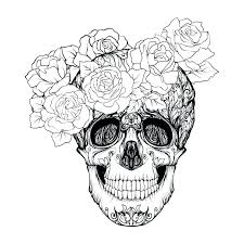 Skulls are such a cool subject. Pin On Adult Coloring Pages