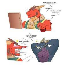 Pin by Nguyễn on Art | Furry meme, Furry comic, Anthro furry