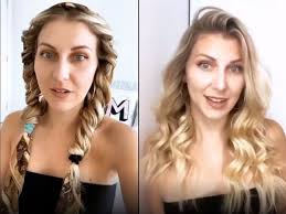 If you want a tight crimp from the braids, divide your hair into many small sections to braid. How To Get Overnight Heatless Curls Using A Scarf Boldsky Com