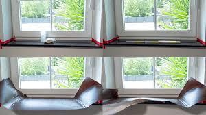 In der ausführung helopal exclusiv fensterbank mit nase 40mm. Fensterbank Innen Folieren So Kannst Du Sie Erneuern
