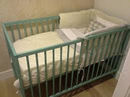 Nursery Ikea Crib Painted With Chalk Paint Annie Sloan Ikea Crib Ikea Nursery Baby Bed