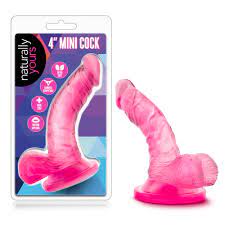 Amazon.com: Blush - 4 inch Realistic Slim Curved G Spot Suction Cup Dildo  Sex Toy for Women Pegging - Transparent Pink : Health & Household