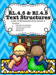 Rl4 5 Ri4 5 Text Structure Chart And Test Common Core Tn Ready Aligned