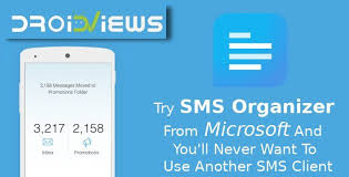 Sms Organizer From Microsoft Is The Best Sms Client For Android Droidviews Sms Microsoft Organization
