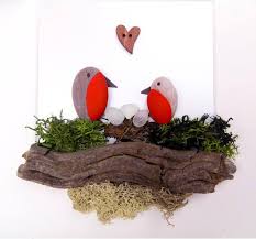 Pebble Art Pebble Art Birds Pebble Art Picture Family Etsy Christmas Pebble Art Pebble Art Pebble Art Family