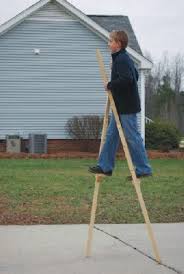Stilts You Don T See These Anymore My Dad Made A Pair Of These For Me When I Was A Child They Were So Cool And Great Wood Toys Diy Stilts