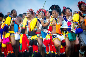 Prince jameson mbilini dlamini, ambassador for. 40 000 Naked Virgins Swaziland S Umhlanga Reed Dance By Remsberg And Dulny Medium