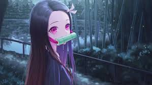Looking for the best demon slayer kimetsu no yaiba wallpaper ? Nezuko Near A Lake Kimetsu No Yaiba Live Wallpaper Wallpaperwaifu