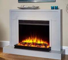 Different from traditional fireplace, this modern electronic fireplace is energy efficient without real flames and any emissions or pollution. Katell Millennium 42 Electric Fireplace Suite Fireplaces 4 Life