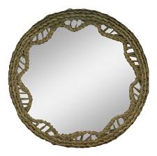 We love nautical wall decor and mirrors are a great option on the walls of your home. Nautical Round Rope Mirror Chairish
