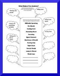 free printable anxiety worksheets resources free