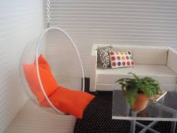 Mini Doll Furniture Maybe Make Swinging Chair Out Of Half A Prize Machine Bubble Diy Dollhouse Furniture Diy Barbie Furniture Barbie Furniture