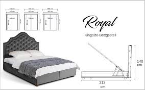 In deutschland wird der begriff queensize bett nur. Aktiv Moebel De Polsterbett Royal King Chesterfield Samt Bett Kingsize Queensize Klassik Bettgestell Velour Stoff Farbton Cognac 15 Samtbett Chester London Klassisch Englisch Design 140 X 200 Cm Inkl Lattenrost