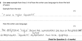 Sample answers are included to give students a realistic idea of content, while a. 2