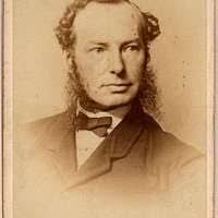 Honorable Eli Thayer of Massachusetts., Glass negative photograph, American  Civil War time.