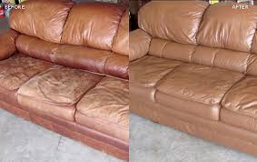 The framework of this old sofa was solid and still comfortable but it had seen a lot of use and the leather was very dry and scratched with little stain left in the seat area. How To Repair Leather At Home