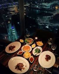 Steak Truffle And A View At Oblixrestaurant With Images World Recipes Truffles Food Tourism