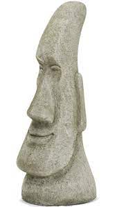 Modeled after the famous easter island heads, this statue boasts detailed polyresin and resin design. Brilliant Large Easter Island Moai Head Garden Ornament By Dgs Ei2 53kgs Buy Online In Andorra At Andorra Desertcart Com Productid 63821851