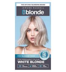 What does hair toner do? Jerome Russell Bblonde Semi Permanent White Blonde Toner Boots