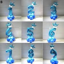 Balloon Foil Balloons Balloon 1st Birthday Decoration Ideas For Boy 42 Party Balloons Numbers 1 2 3 4 5 6 7 8 9 Happy Etsy Balloons Happy Birthday Foil Balloons Foil Number Balloons