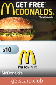 Get Free 10 Mcdonalds Giftcard Giveaway Mcdonalds Gift Card Free Mcdonalds Mcdonalds