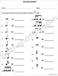 Maybe you would like to learn more about one of these? Music Math Worksheets Assessments Beth S Notes