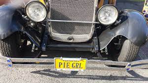 Pie Girl Clifton Va Car License Plates Antique Cars Car