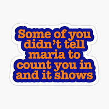 What is the 'dear maria, count me in' tiktok challenge? Dear Maria Stickers Redbubble