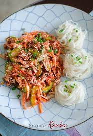 Spicy Korean Sea Snail Salad Beyond Kimchee Recipe Korean Food Yummy Vegetable Recipes Spicy Recipes