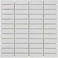 Il présente aussi l'avantage d'agrandir les pièces. The Mosaic Factory Paris Carrelage Mosaique 30x30cm Pour Mur Et Sol Interieur Et Exterieur Rectangulaire Ceramique Blanc Parm140 Sawiday Be