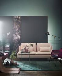 Ikea Harmaat Ja Vihreat Kalusteet Vihrea Matto Ja Tarjotinpoyta Kuvassa Myos Roosanvarinen Soderhamn S Living Room Grey Living Room Green Dark Living Rooms