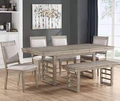 Ellington Trestle Gray 6 Piece Dining Set Big Lots Farmhouse Dining Chairs Dining Room Sets Big Lots Furniture