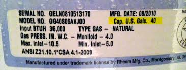 How Do I Know What Size Water Heater I Have Just Water