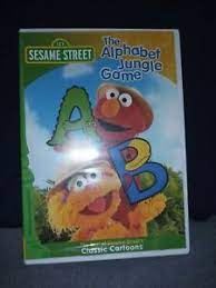 Cheap dvd movies and deals. Sesame Street The Alphabet Jungle Game Dvd 2001 74644936698 Ebay