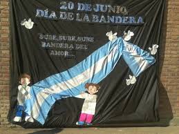 Pero el feriado recién se instituyó en pero no fue hasta 1938, que el congreso nacional sancionó la ley 12.361 y estableció el 20 de junio, aniversario del fallecimiento de manuel belgrano. 14 Ideas De Dia De La Bandera Dia De La Bandera Bandera Carteleras Escolares