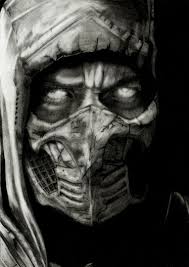 Mortal Kombat Scorpion Drawing By Deathlouis Mortal Kombat Drawings Art