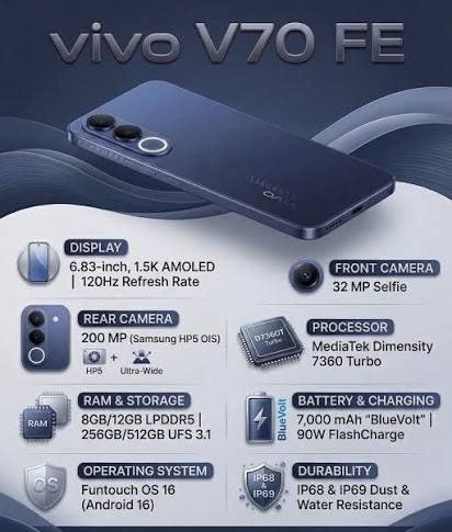 vivo V70 FE 5G