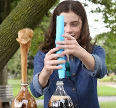 I know mentos has a better reaction but for this you dont need mentosthe first time i saw my brother do this it was a bigger reaction so who knows what can. Diy Soda Explosion Scholastic Parents