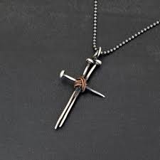 Sterling Silver Cross Necklace For Men Cross Necklace Men Cross Jewelry Men Necklace Men Gift For Men Boyfriend Gift For Him In 2021 Mens Cross Necklace Cross Necklace Silver Sterling Silver