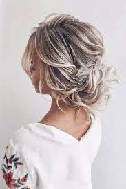 This is one that can fall into the category of wedding hairstyles for medium hair or long hair. Inspiration For Wedding Updos For Short Hair Length Thick Hair Styles Short Wedding Hair Short Hair Lengths