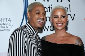 Last month on the allegedly podcast, she hinted that while she was 'technically single', she was dating and talking to guys, and thought she may even have a valentine. Amber Rose Welcomes Baby Boy With Boyfriend Alexander Edwards Entertainment Tonight