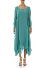 Shop from the best fashion sites and get inspiration from the latest aqua green dress. Layered Aqua Green Silk Dress Grizas Com