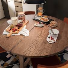 Morbylanga Table Oak Veneer Brown Stained Length 57 1 8 Ikea In 2020 Ikea Food Stains Stained Table